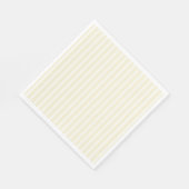 SERVIETTE EN PAPIER PAPIER JAUNE STRIPÉ NAPKINS (Coin)