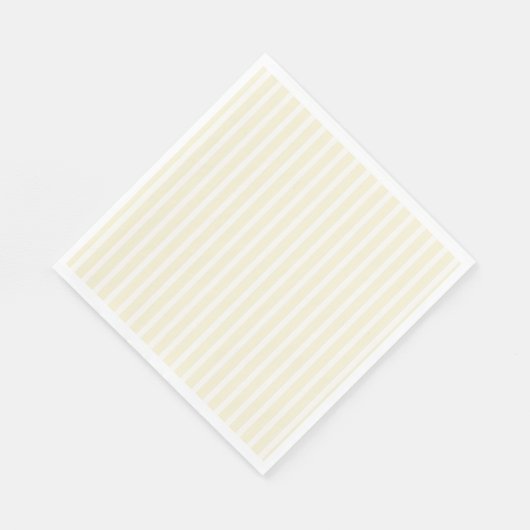 SERVIETTE EN PAPIER PAPIER JAUNE STRIPÉ NAPKINS (Coin)