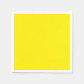 Serviette En Papier Papier jaune vif (Devant)