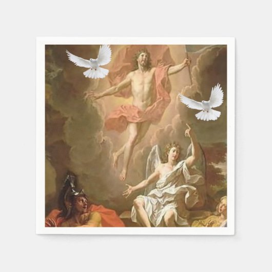 Serviette En Papier Papier Jésus Christ (Devant)