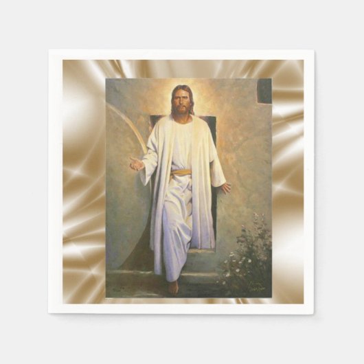 Serviette En Papier Papier Jésus Christ (Devant)
