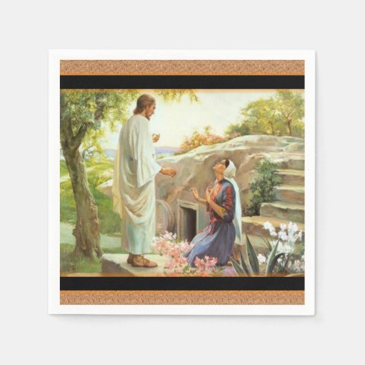 Serviette En Papier Papier Jésus Christ (Devant)