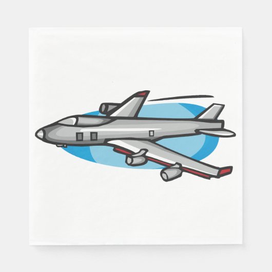 Serviette En Papier Papier Jet Plane (Devant)