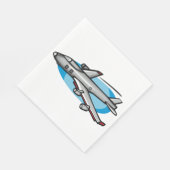 Serviette En Papier Papier Jet Plane (Coin)