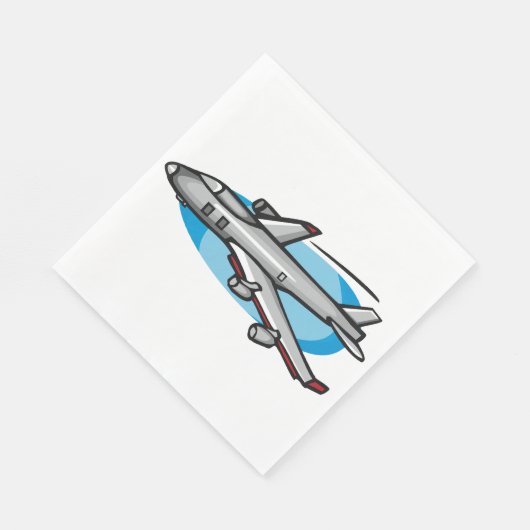 Serviette En Papier Papier Jet Plane (Coin)
