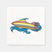 Serviette En Papier Papier Jet Ski (Devant)