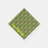 Serviette En Papier Papier jetable MARDI GRAS Fleur de Lis (Coin)