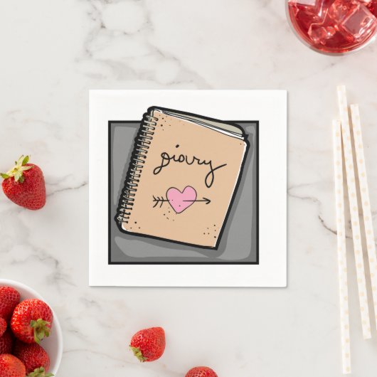 Serviette En Papier Papier journal (En situation)