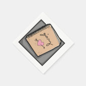Serviette En Papier Papier journal (Coin)