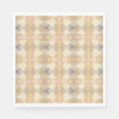 Serviette En Papier Papier Kaleidoscope Pastel doux (Devant)