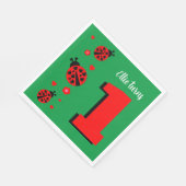Serviette En Papier Papier Ladybug Cute Napkin (Coin)