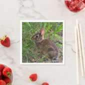 Serviette En Papier Papier lapin bébé serviette (En situation)