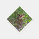 Serviette En Papier Papier lapin bébé serviette (Coin)