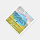 Serviette En Papier Papier lapin de Pâques Napkin (Coin)