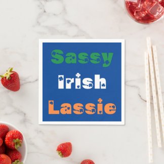 Serviette En Papier Papier Lassie irlandais Sassy Napkin