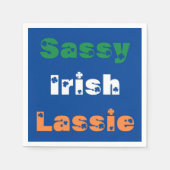 Serviette En Papier Papier Lassie irlandais Sassy Napkin (Devant)