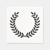 Serviette En Papier Papier Laurel Wreath (Devant)