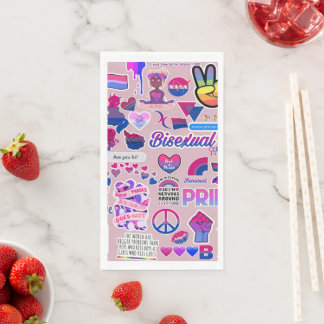 Serviette En Papier Papier LGBTQ
