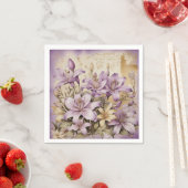 Serviette En Papier Papier Lily Napkin (En situation)