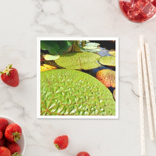 Serviette En Papier Papier Lily Pads (En situation)