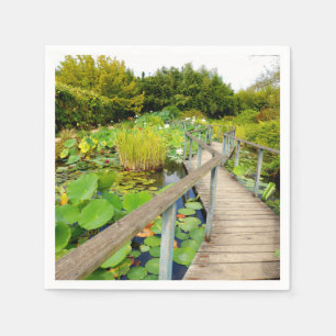 Serviette En Papier Papier Lily Pond