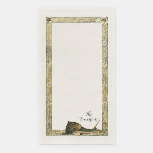Serviette En Papier Papier livre vintage Napkin
