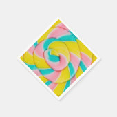 Serviette En Papier Papier Lollipop (Coin)