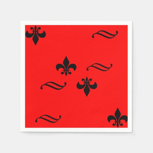 Serviette En Papier Papier Louvre Napkin (Devant)