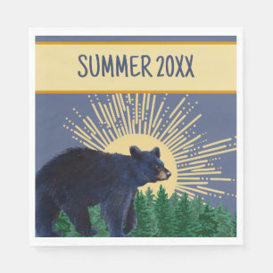 Serviette En Papier Papier Lover de l'ours