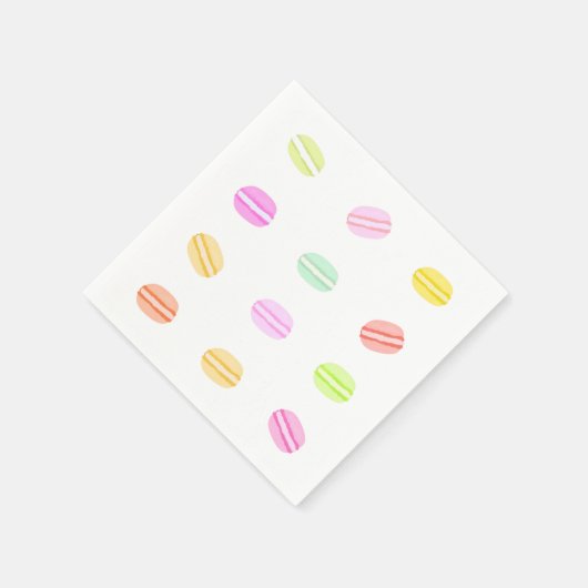 Serviette En Papier Papier Macaron (Coin)
