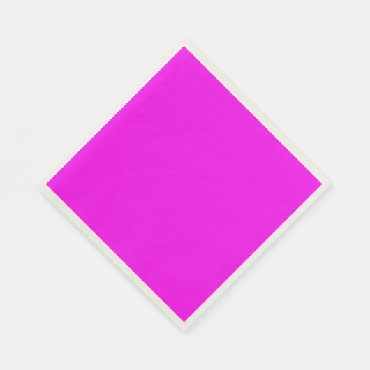 Serviette En Papier Papier magenta rose moderne Napkin (Coin)