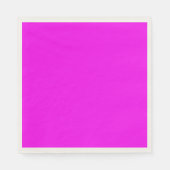 Serviette En Papier Papier magenta rose moderne Napkin (Devant)