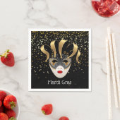 Serviette En Papier Papier Mardi Gras (En situation)