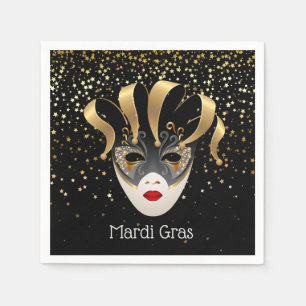 Serviette En Papier Papier Mardi Gras