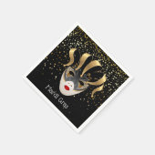Serviette En Papier Papier Mardi Gras (Coin)