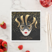 Serviette En Papier Papier Mardi Gras (En situation)