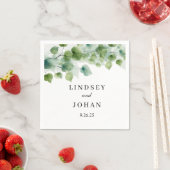 Serviette En Papier Papier mariage (En situation)