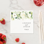Serviette En Papier Papier mariage (En situation)