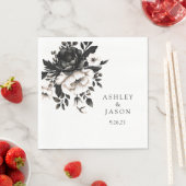 Serviette En Papier Papier mariage (En situation)