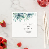 Serviette En Papier Papier mariage (En situation)