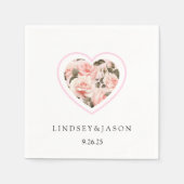 Serviette En Papier Papier mariage (Devant)