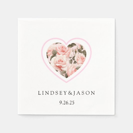 Serviette En Papier Papier mariage (Devant)