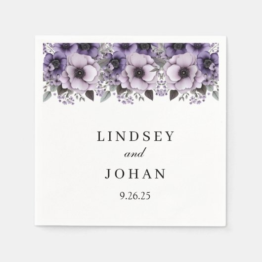 Serviette En Papier Papier mariage (Devant)