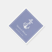 Serviette En Papier Papier Mariage Ancre périphérique (Coin)
