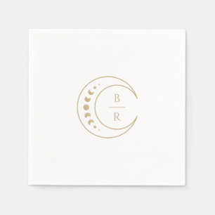 Serviette En Papier Papier Mariage céleste Napkin