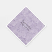 Serviette En Papier Papier Mariage Lavender Hydrangea (Coin)