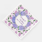 Serviette En Papier Papier Mariage Lavender Lilacs Napkin (Coin)