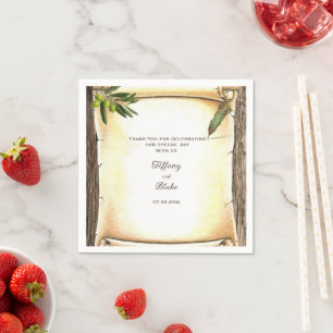 Serviette En Papier Papier Mariage pour stylo à défilement et plumes u