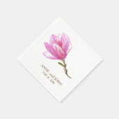 Serviette En Papier Papier Mariage rose (Coin)