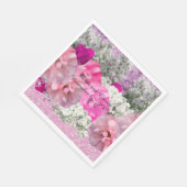 Serviette En Papier Papier Mariage rose Faux Parties scintillant (Coin)